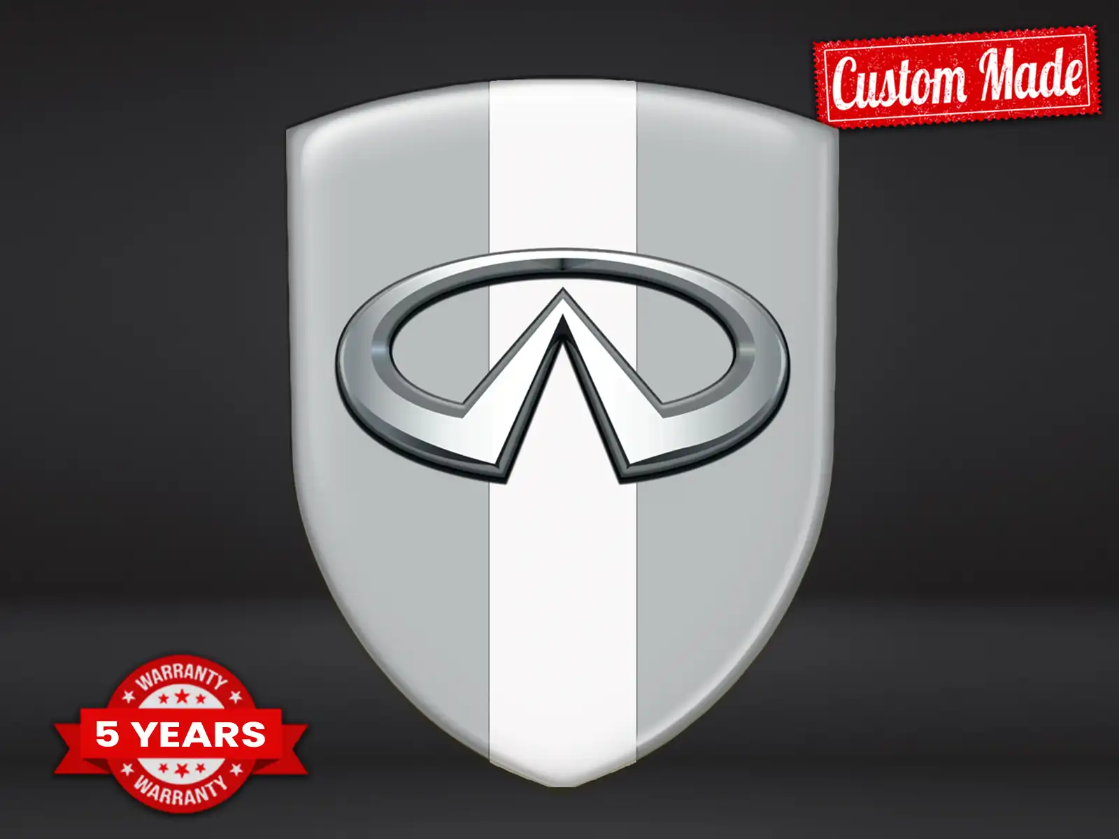 Infiniti Gedruckte Logoaufkleber Pro Max Robust Elegant
